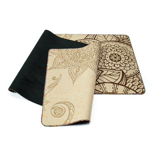 Hemp natural rubber yoga mat