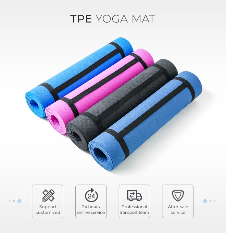 UMICCA Extra Thick Yoga Mat Non Slip TPE Yoga Mat For Women and Men