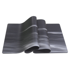Hot selling marble PU sustainable natural rubber yoga mat manufacturer