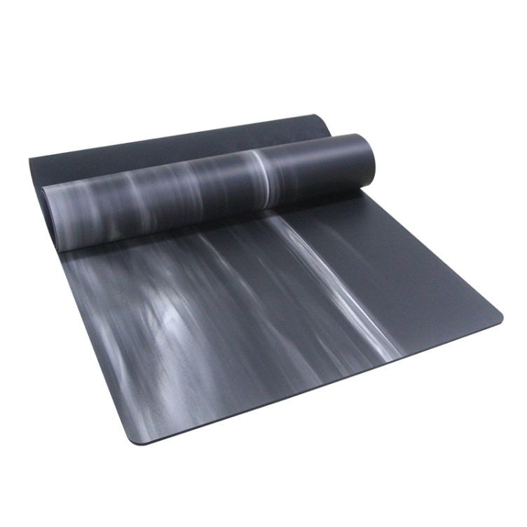 Hot selling marble PU sustainable natural rubber yoga mat manufacturer