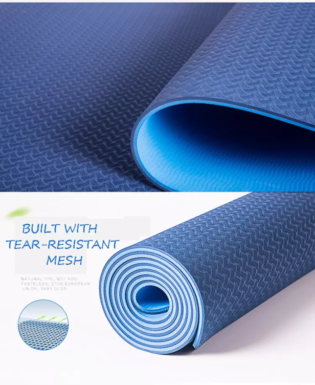 UMICCA Custom Logo UV Print Eco Friendly Non-Slip TPE Yoga Mat