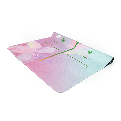 UMICCA Eco-Friendly Ultra Absorbent Suede Exercise Mat for Yoga