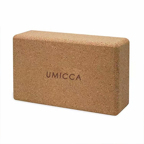 UMICCA Yoga Cork and Recycled Foam Blocks Lightweight, Firm, Non Slip