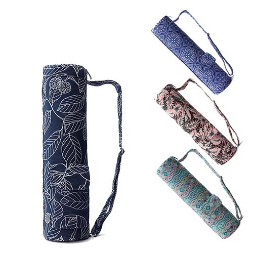 UMICCA Full-Zip Yoga Mat Carry Bag with Pockets and Adjustable Strap