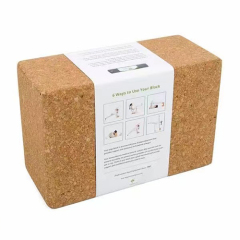 UMICCA Yoga Cork and Recycled Foam Blocks Lightweight, Firm, Non Slip