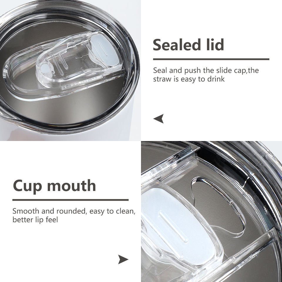 20 OZ Sublimation Bluetooth Wireless Speaker Smart Water Bottle Stainless Steel Music Sports Bottle Bluetooth Tumbler
