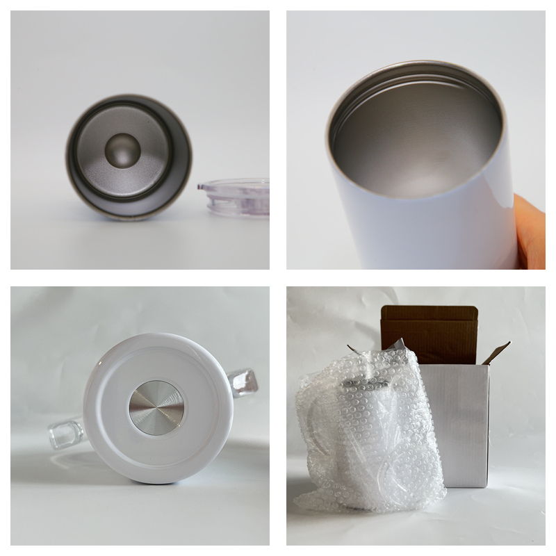 12oz Kids Double Wall Stainless Steel Pacifier Sippy Cup Insulated Sublimation Blank Kids Sippy Cup