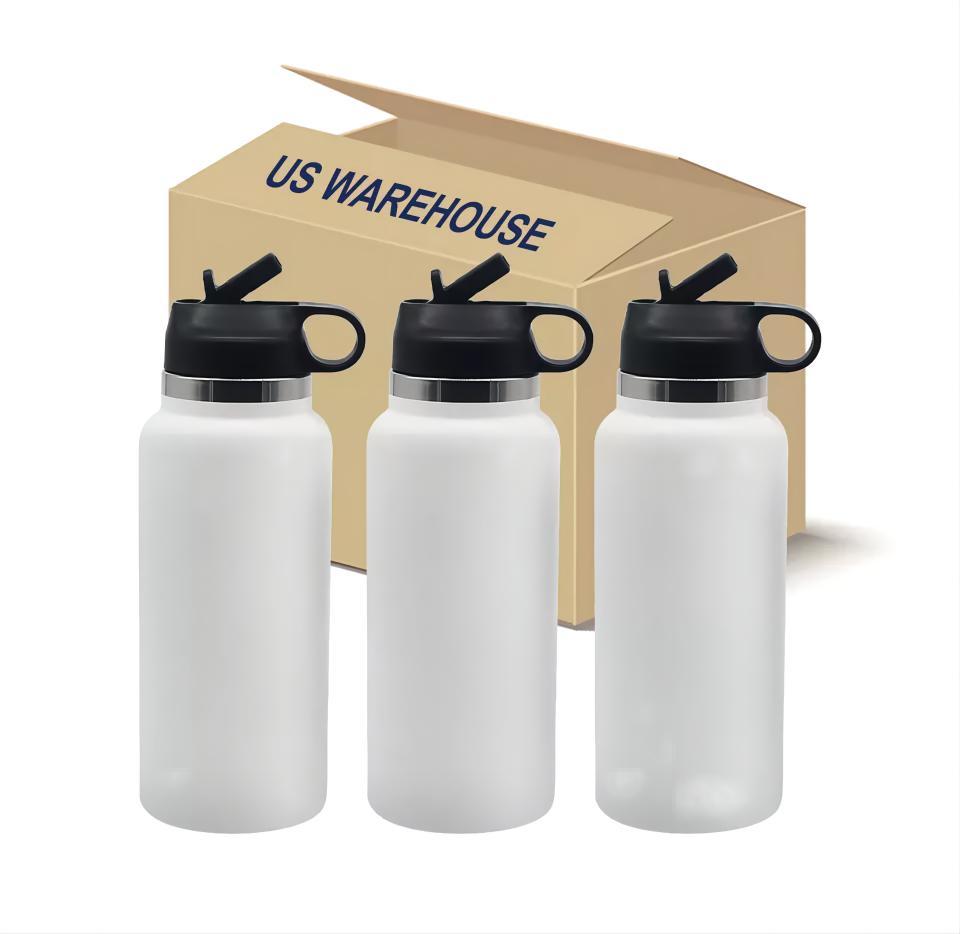 USA Warehouse 18oz 22oz 32oz straight 304 Stainless steel Vacuum Insulated sport bottle sublimation