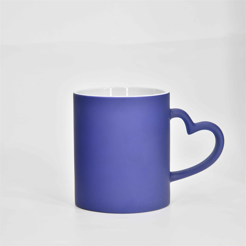 Customized 11oz Color Change Ceramic Mugs Colorful Sublimation Ceramic Milk Mug Customization Logo Printing Mugs