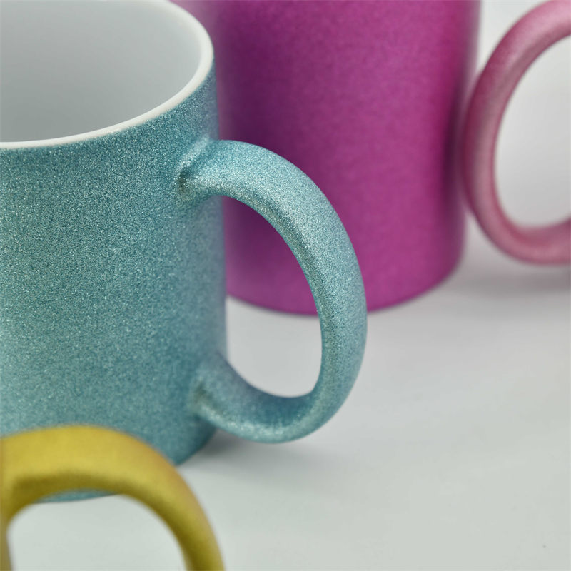Customized 11oz Color Change Ceramic Mugs Colorful Sublimation Ceramic Milk Mug Customization Logo Printing