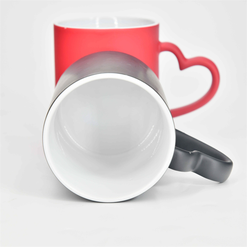 Customized 11oz Color Change Ceramic Mugs Colorful Sublimation Ceramic Milk Mug Customization Logo Printing Mugs