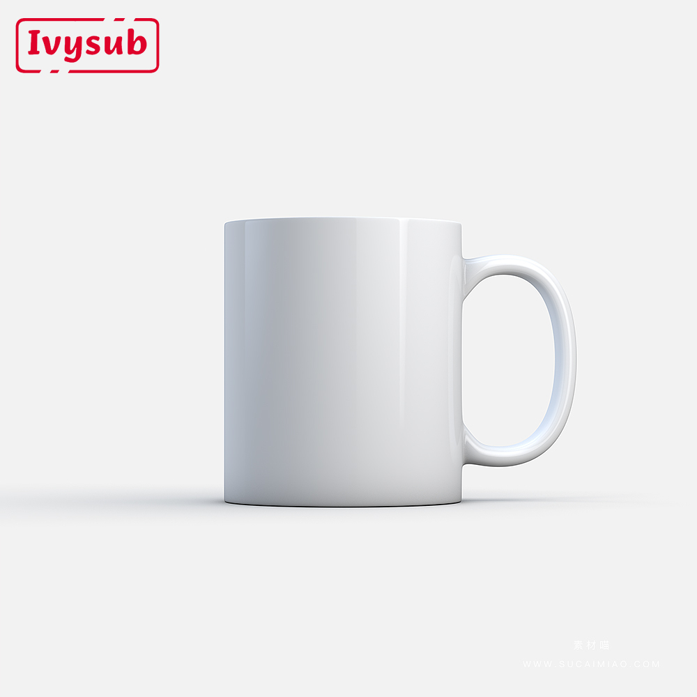 Customized 11oz Ceramic Mugs White Sublimation Ceramic Milk Mug Customization Logo Printing