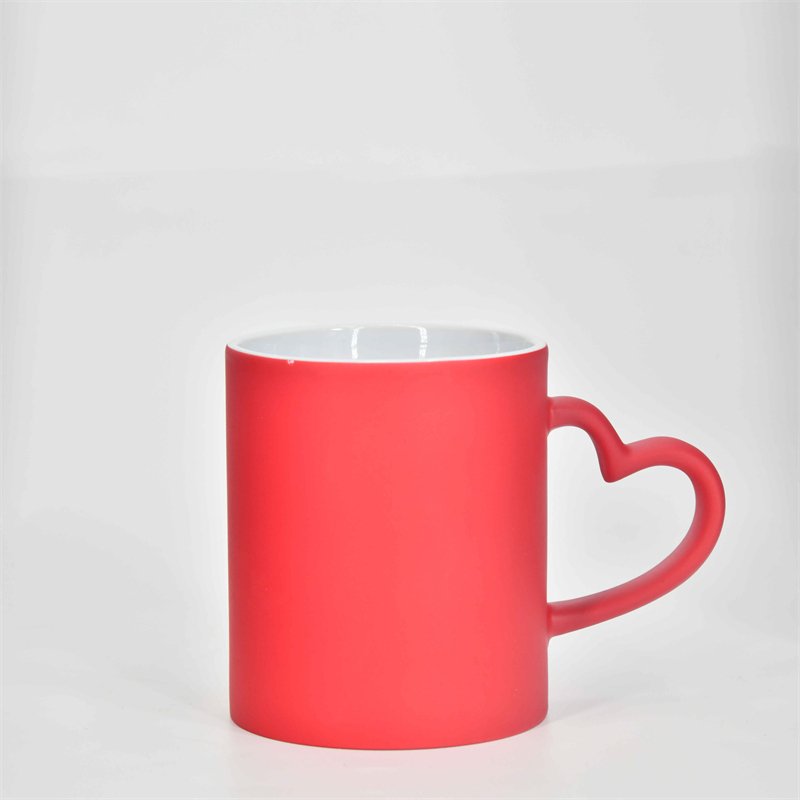 Customized 11oz Color Change Ceramic Mugs Colorful Sublimation Ceramic Milk Mug Customization Logo Printing Mugs