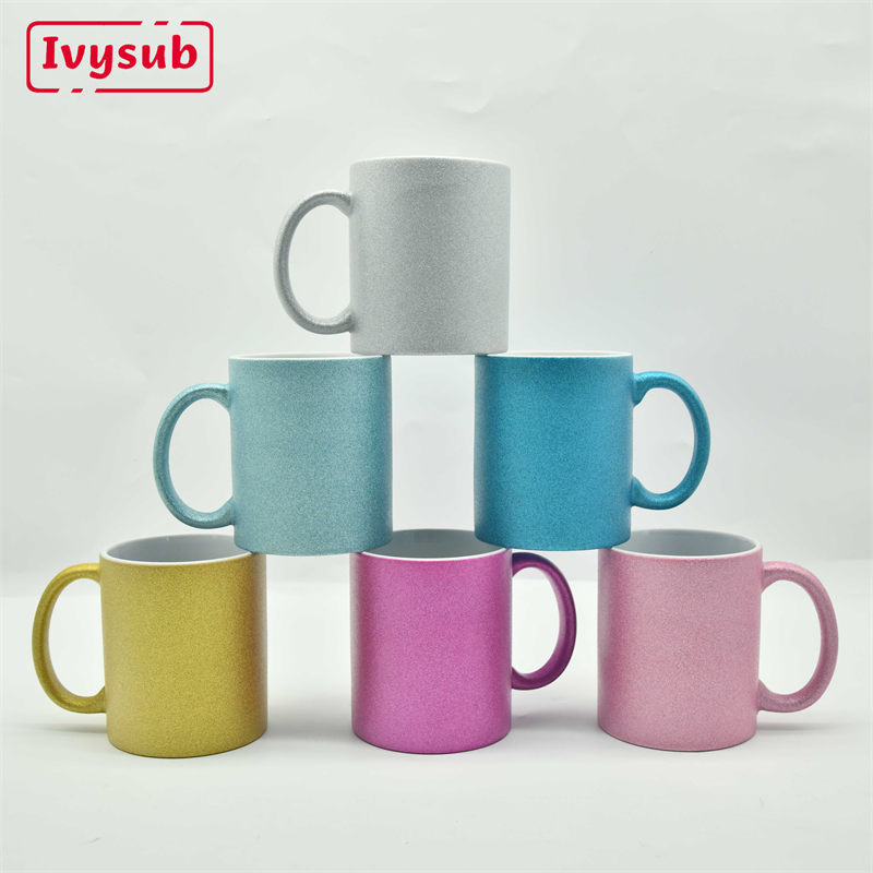 Customized 11oz Color Change Ceramic Mugs Colorful Sublimation Ceramic Milk Mug Customization Logo Printing