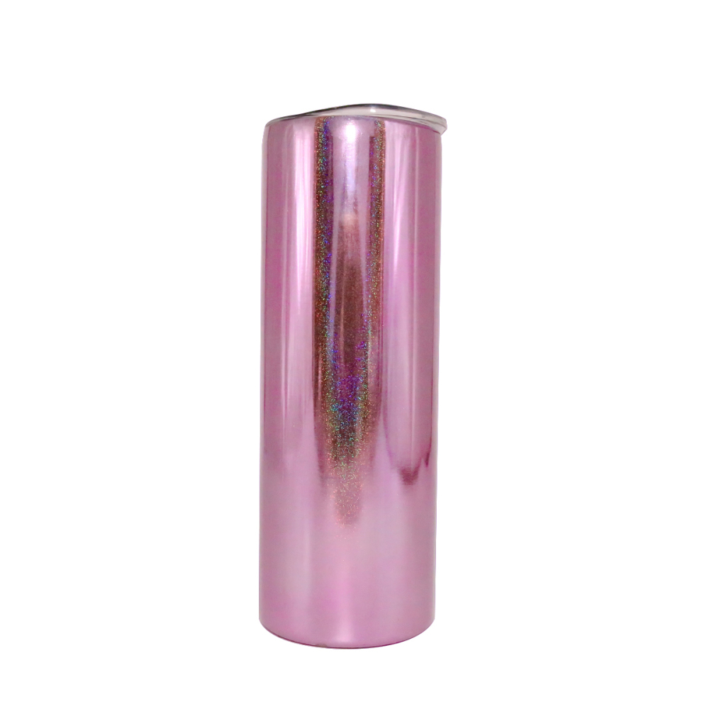 Wholesale 20oz Mirror Sublimation 304 Stainless Steel Tumblers Straight Double Walled Vacuum Insulated Tumbler Flask