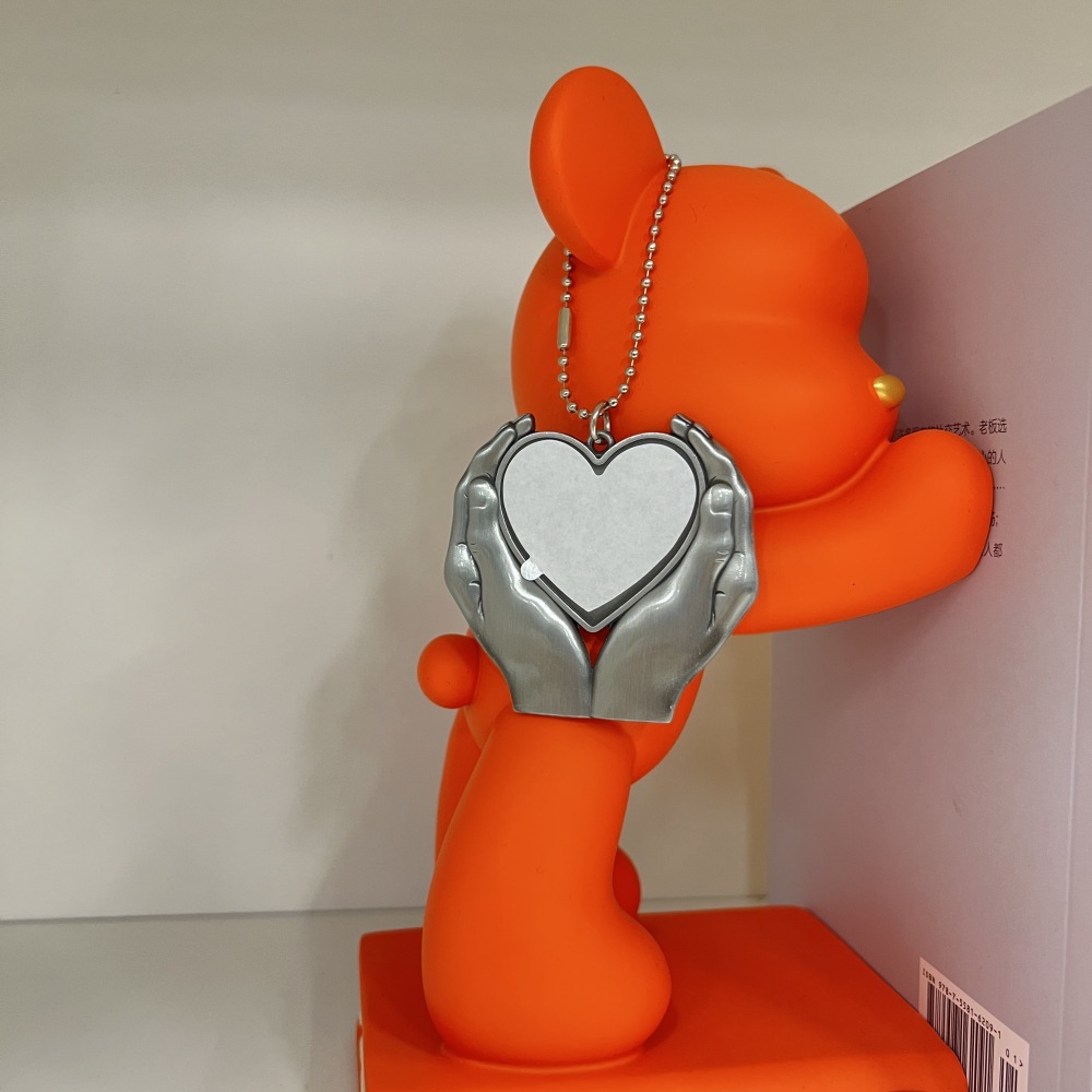 sublimation blank heart in plams