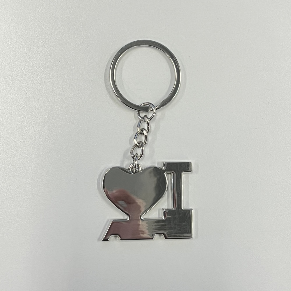 Custom Mother's Day Gifts Keychain Sublimation I LOVE MAMA I LOVE PAPA Metal Photo Keychain