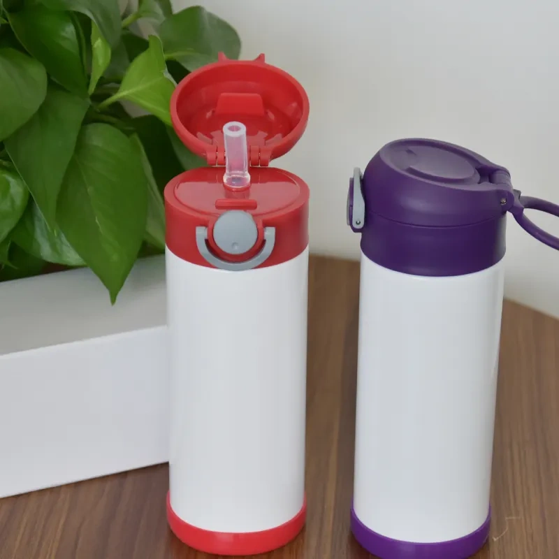 Hot Sale 12oz Sublimation Tumbler Stainless Steel Sublimation Blanks Bounce Water Bottle