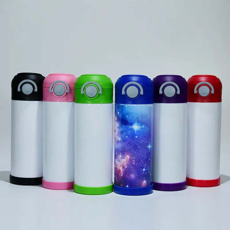 Hot Sale 12oz Sublimation Tumbler Stainless Steel Sublimation Blanks Bounce Water Bottle