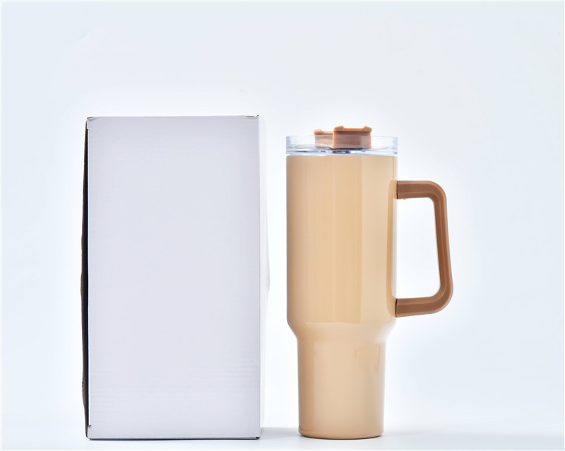 sublimation 40OZ travel mugs,5 mixed colors