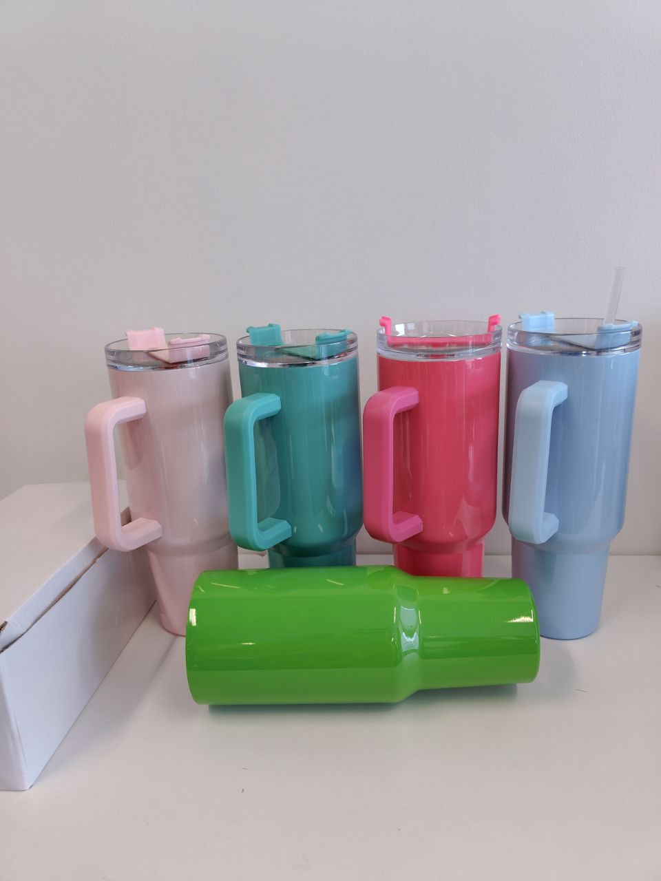 Sublimation 40OZ colored travel mugs