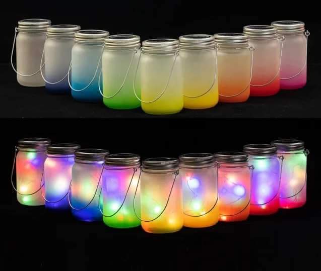 sublimation 16oz Ombro glass cups  with a light inside