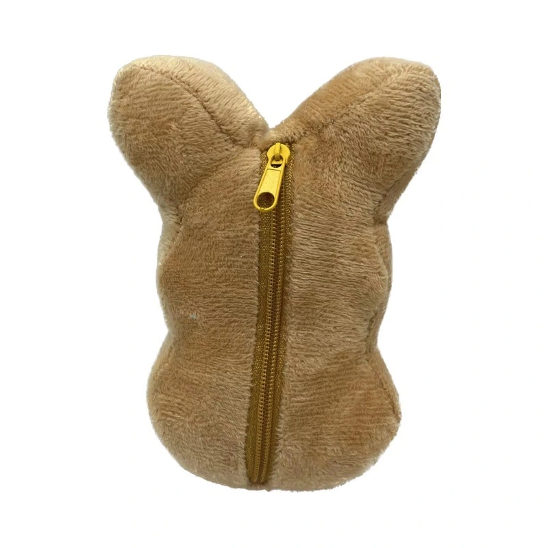 6 Plush Peeps Rabbit with Zipper for Easter- Chinese Warehouse