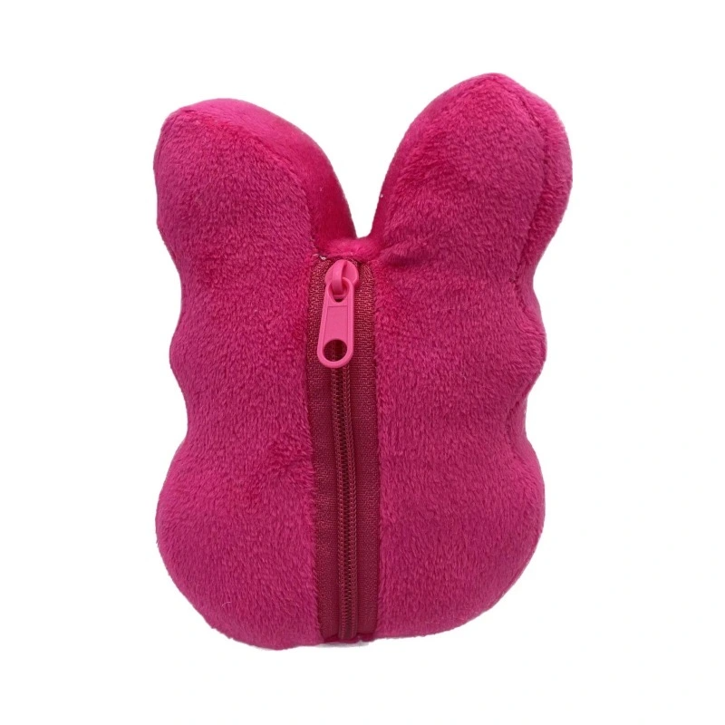 6 Plush Peeps Rabbit with Zipper for Easter- Chinese Warehouse