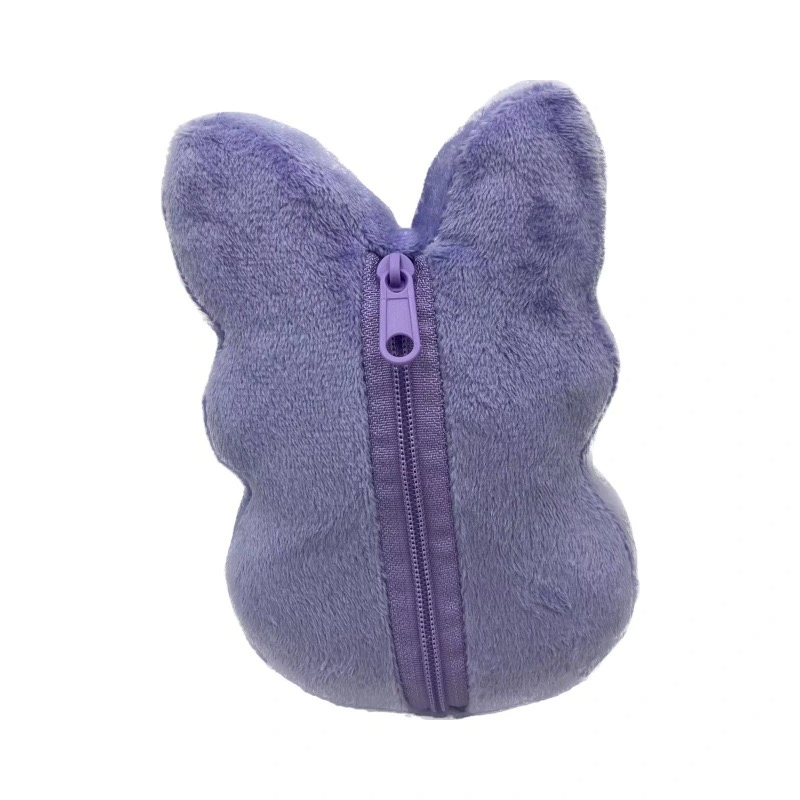 6 Plush Peeps Rabbit with Zipper for Easter- Chinese Warehouse