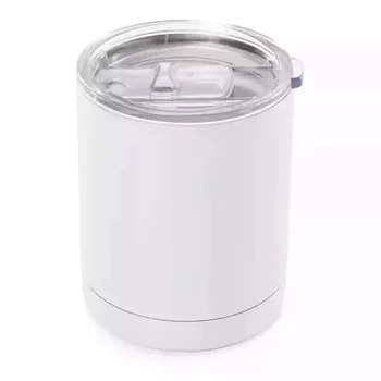 10oz Double Wall Vacuum Insulated Cup Sublimation Thermal Lowball Tumbler Spill Proof Lowball Travel Mug for DIY Printing