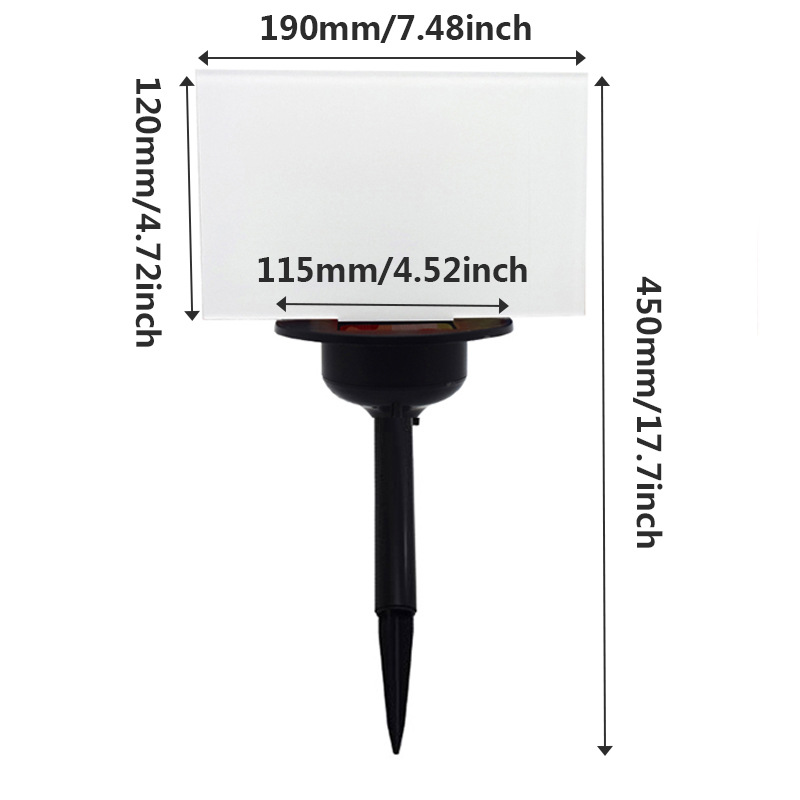 Solar light for sublimation China warehouse