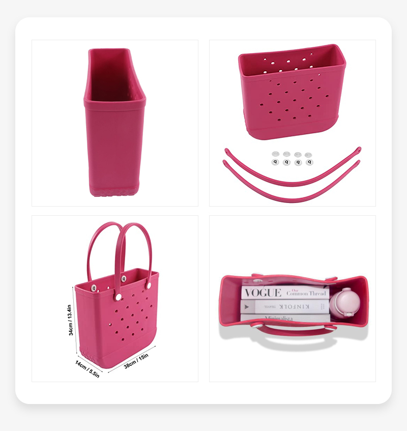 DIY Durable Waterproof EVA Beach Tote Bag for Women