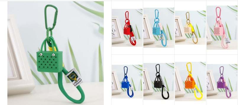 Keychain small size beach bag