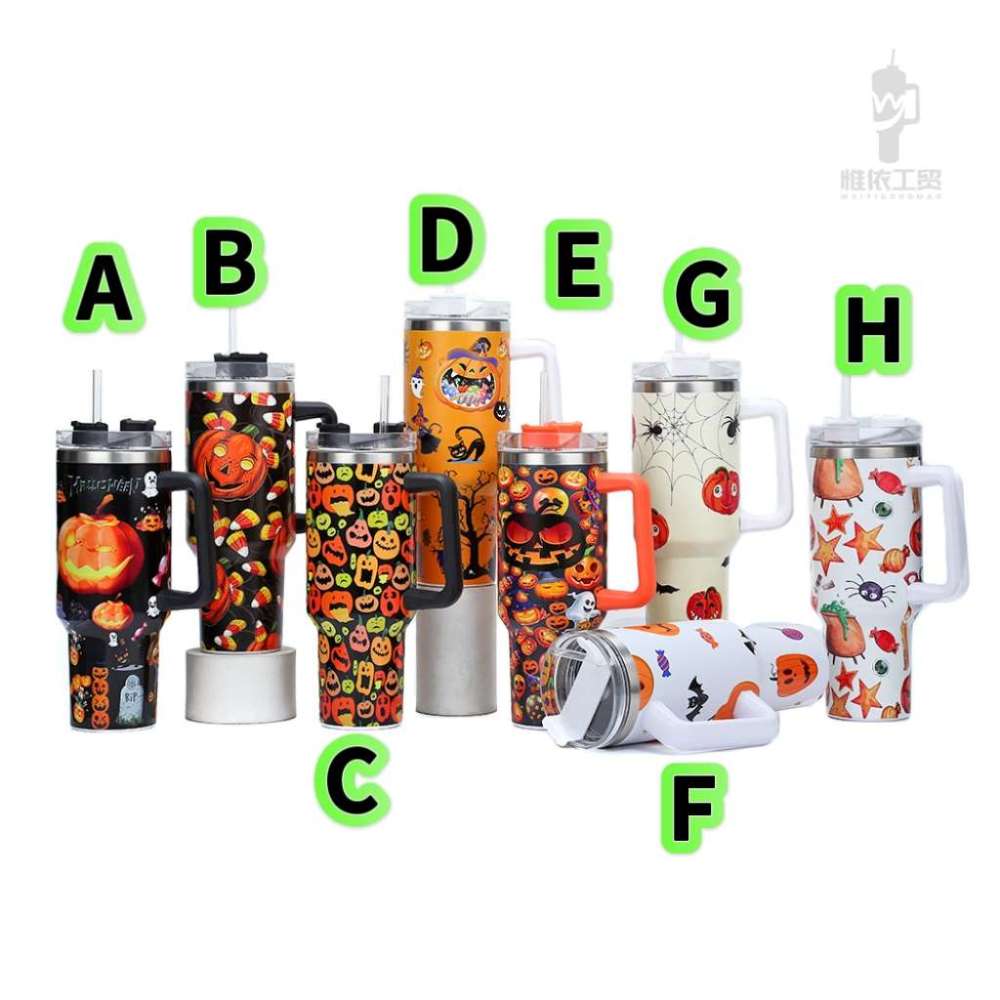 40OZ halloween holiday travel mugs