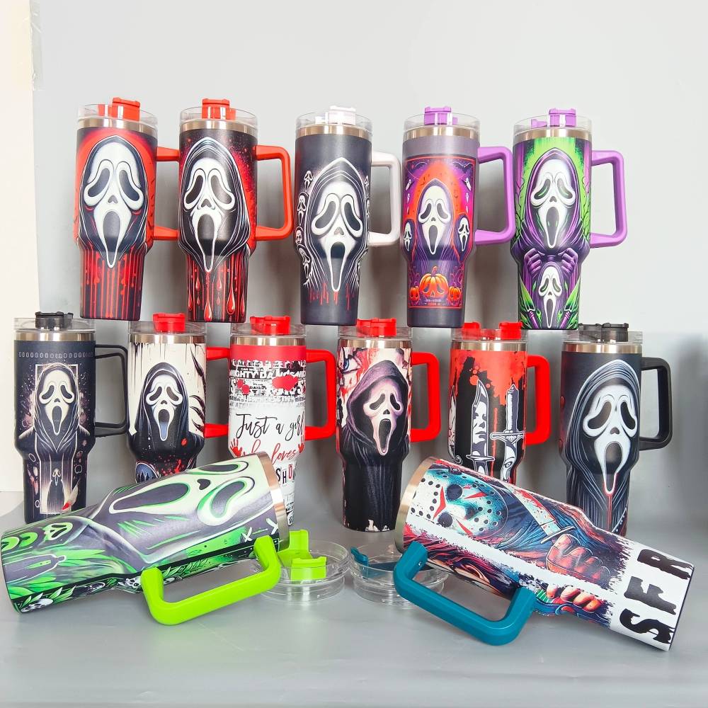 40OZ halloween holiday travel mugs