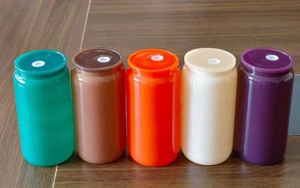 16oz colorful glass can sub