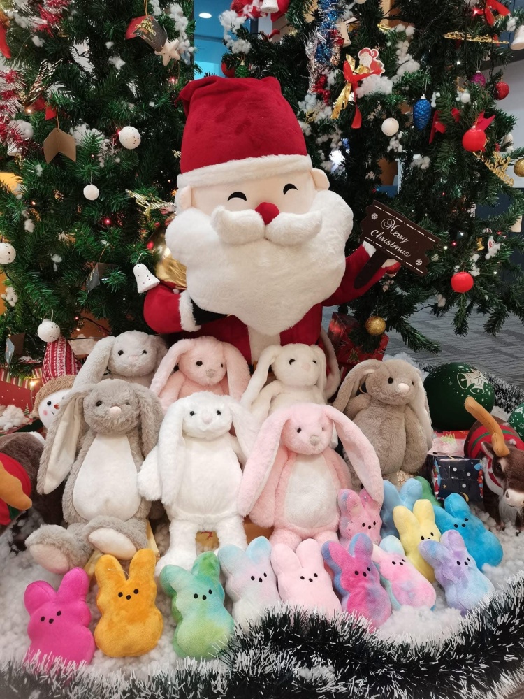 Easter Sublimation Bunny Plush Doll Stuffed Gift Doll Kids Wholesale Easter Bunny Plush