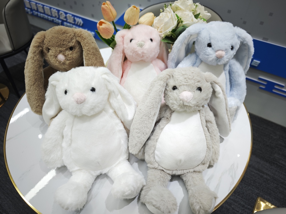 Easter Sublimation Bunny Plush Doll Stuffed Gift Doll Kids Wholesale Easter Bunny Plush