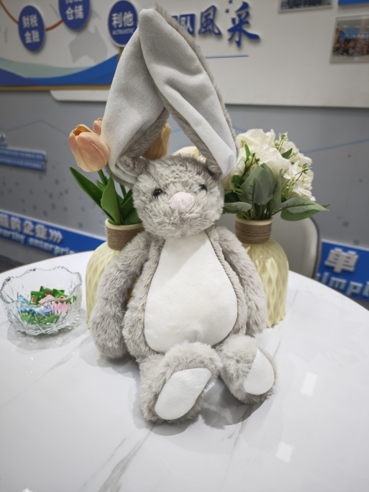 Easter Sublimation Bunny Plush Doll Stuffed Gift Doll Kids Wholesale Easter Bunny Plush
