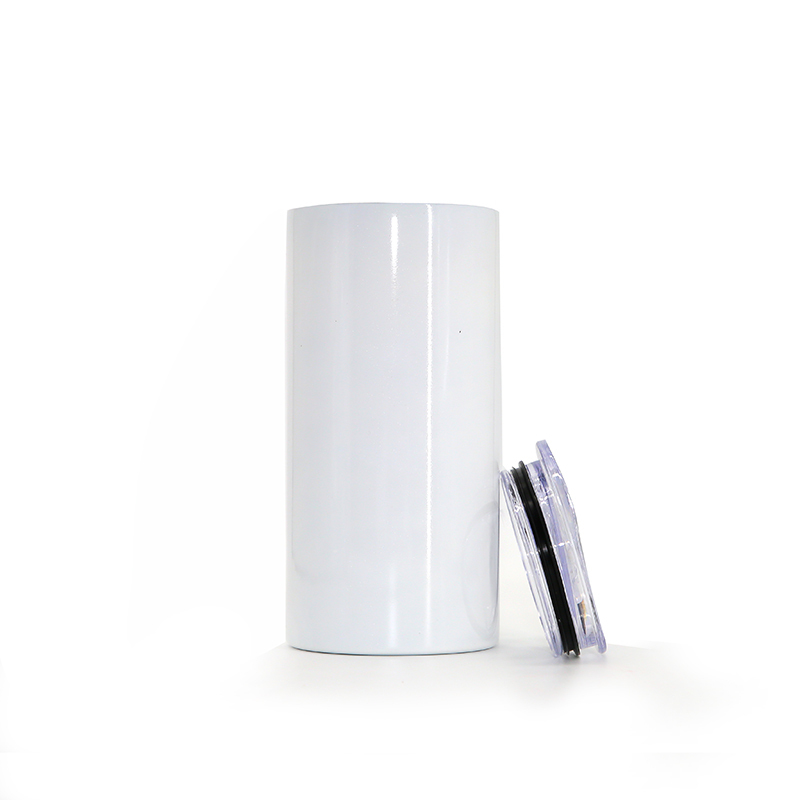 RTS US warehouse 15OZ Sublimation Blanks Double Wall Stainless Steel Skinny Water Bottles Sublimation Straight Tumblers with Straw