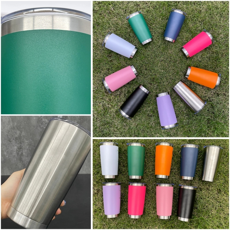 25 Pack USA Warehouse Yeti Power Coated 20oz Tumbler for Laser Engraving