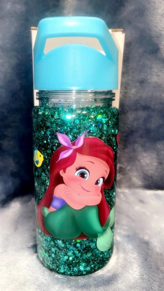 10oz snowglobe plastic cup 50pcs US warehouse
