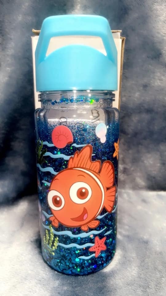 10oz snowglobe plastic cup 50pcs US warehouse