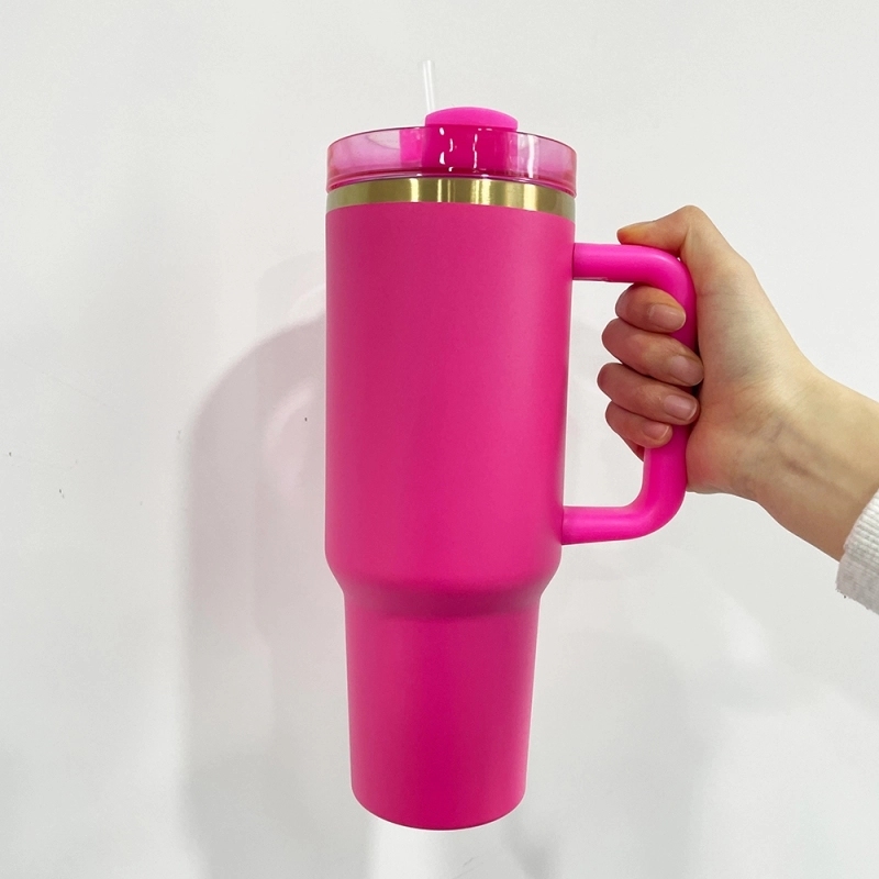 20 Pack USA Warehouse 40oz H2.0 Matt Gold Plated Travel Tumblers 40 oz CupSuitable for Laser Engraved