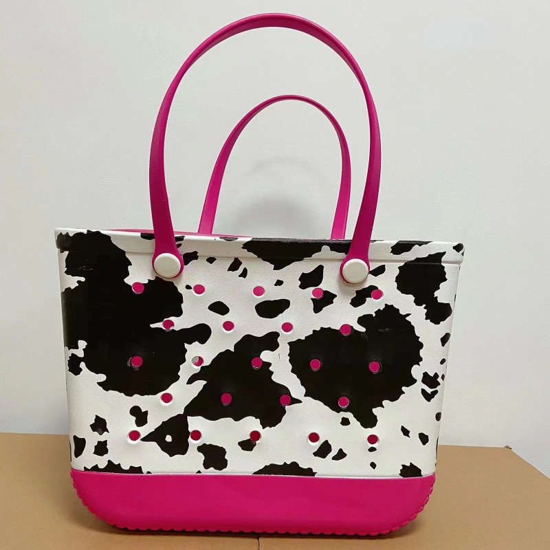 Medium/Large Size EVA Beach Bag With Patterns Shipped From China Warehouse