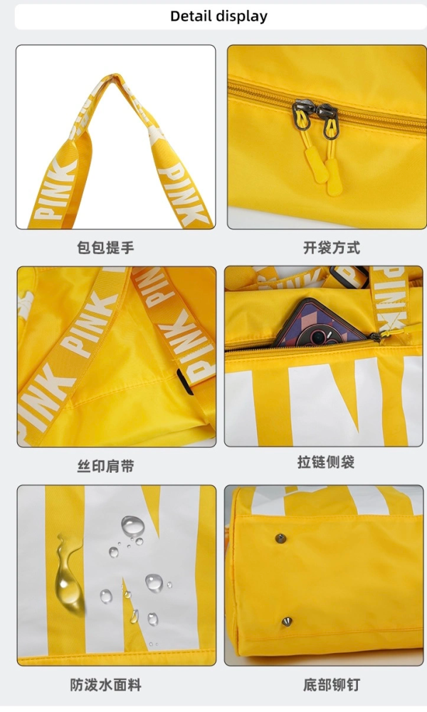 Different Colors Pink Handle Bags Shipped From China By Sea