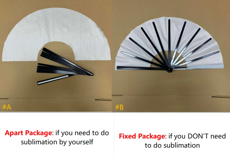 Different Colors Sublimation Clacking Fans Shipped From China