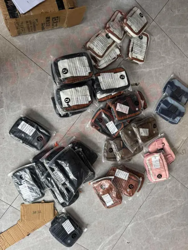LULU PU Leather Lady Belt Bags Shipped From China By Air
