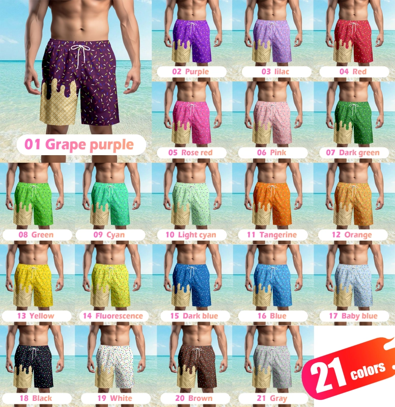 Boy's Beach Colorful Swim Trunks Shipped From China By Air