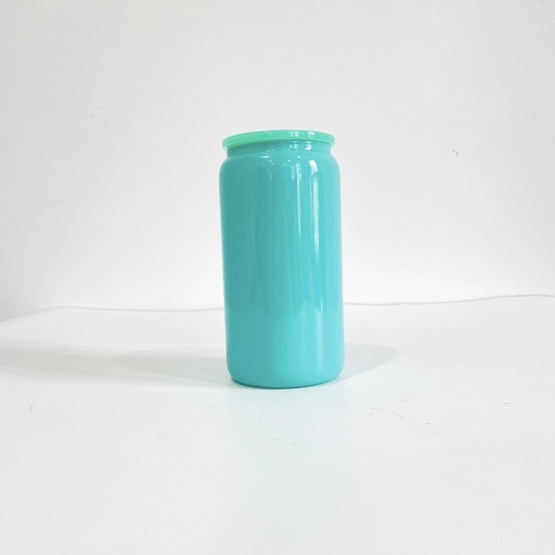 25 Pack 50 Pack USA Warehouse Classic Macaron Color 16oz Glass Can With PP Lids